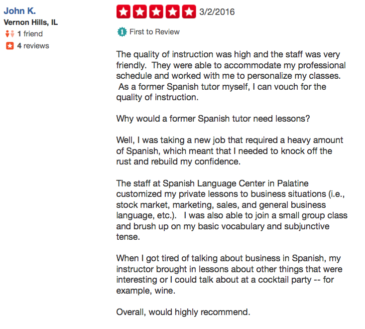 Image taken from review in Yelp.com